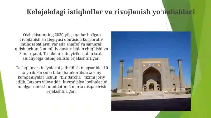 Korporativ munosabatlar 3