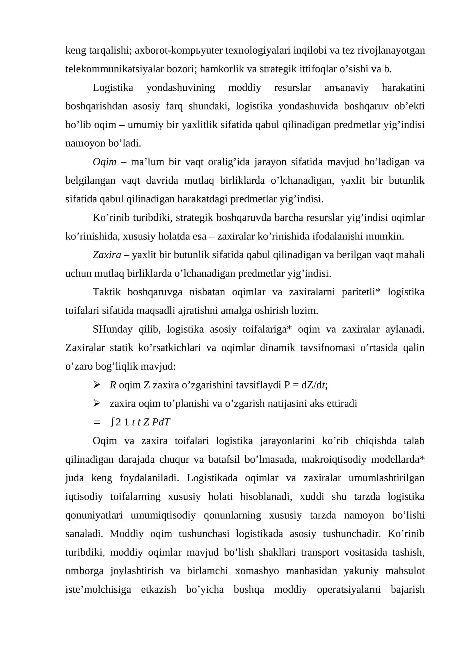 “Хаlkаrо lоgistikа” fаnining mоhiyati vа mаzmuni 3