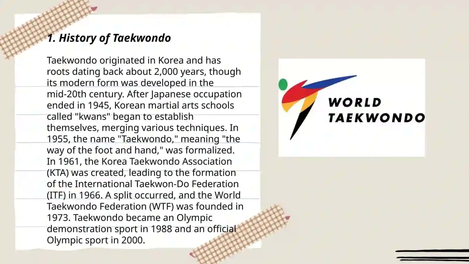 Taekwondoda nazariy bilimning ahamiyati 3