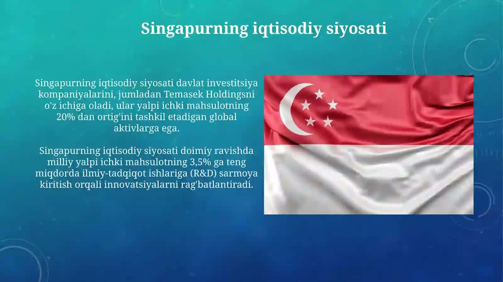 Singapur iqtisodiy siyosati 3