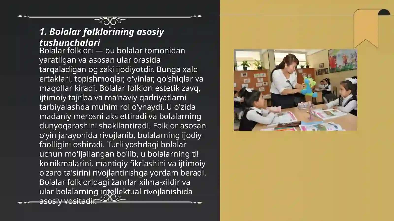 Bolalar folklori fanining maqsad va vazifalari 3