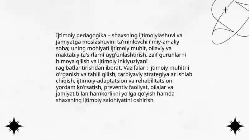 Ijtimoiy pedagogika asoslari 3