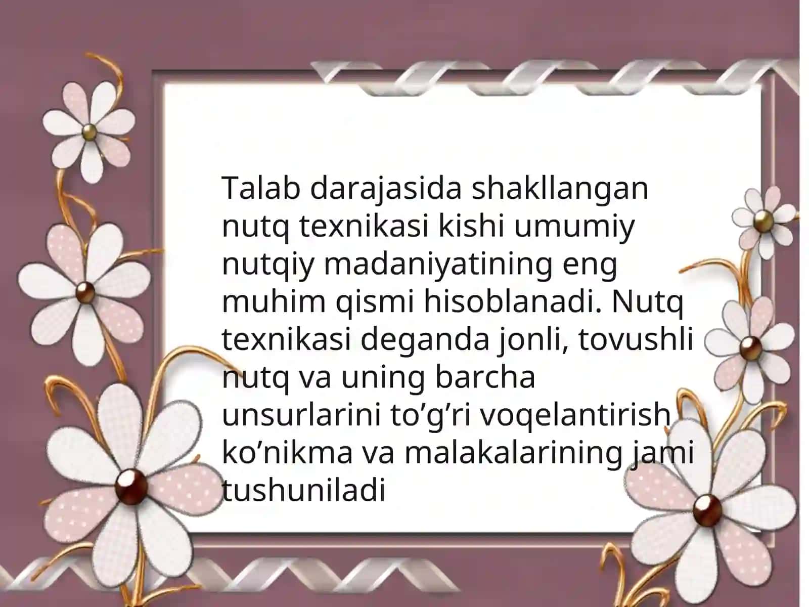 NUTQ madaniyati va nutq texnikasi 3
