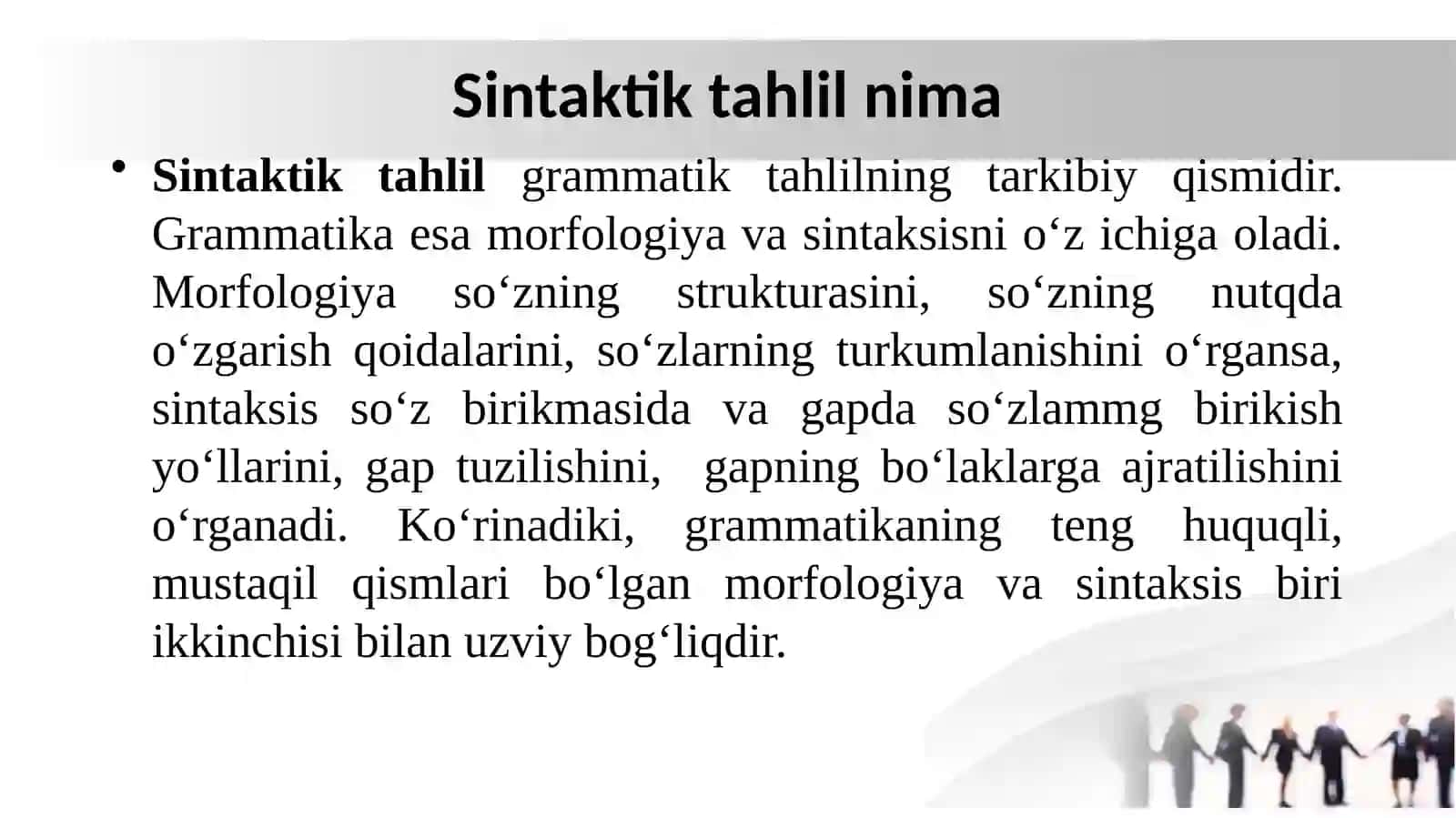 Sintaktik tahlilning avtomatik tizimi 3