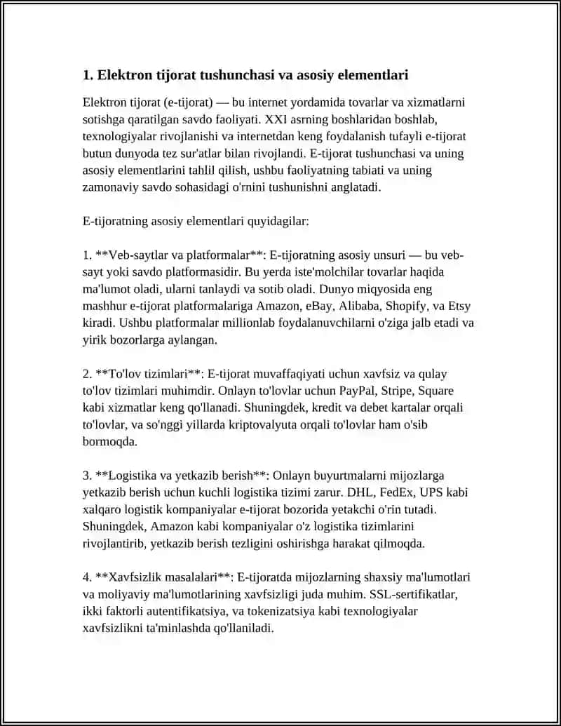 ELEKTRON TIJORAT TUSHUNCHASI VA RIVOJLANISH BOSQICHLARI 3