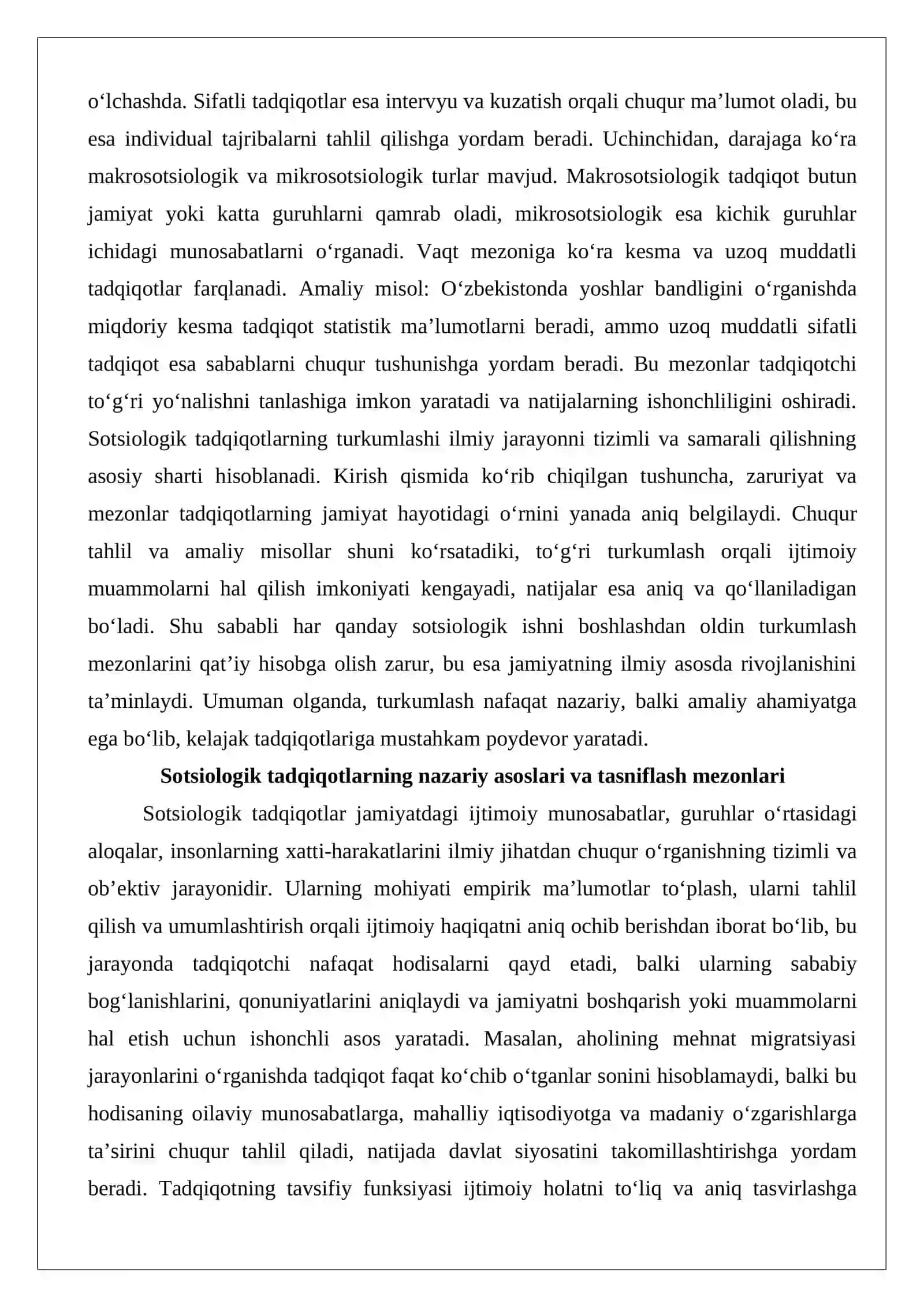 Sotsiolоgik tаdqiqоtlаrning turkumlаnishi 3