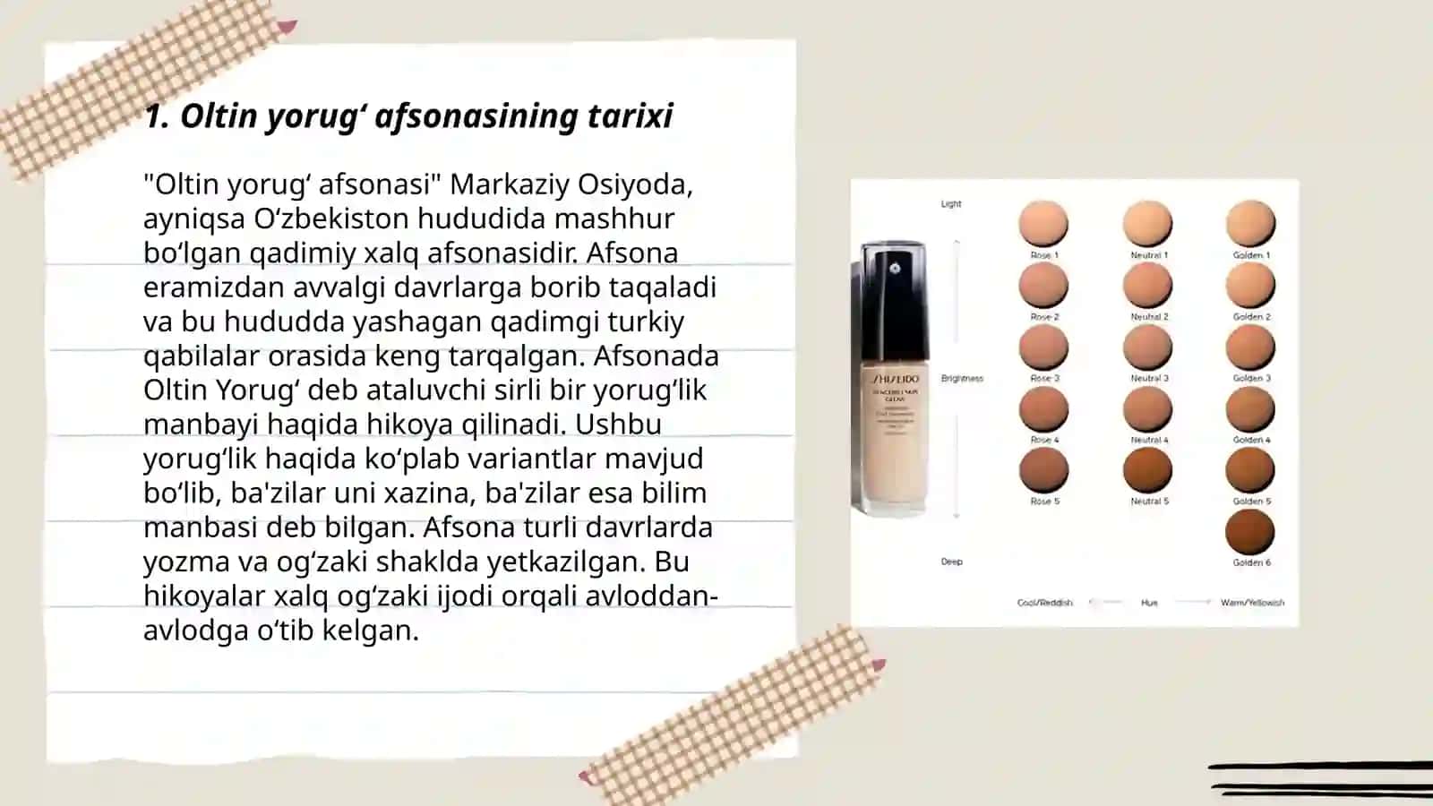 Oltin yorugʻ afsonasi 3