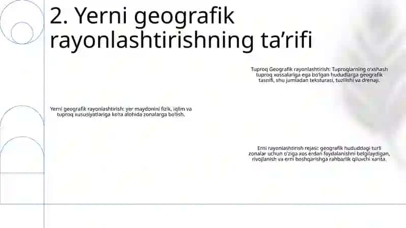 Tuproq Geografik Rayonlashtirish 3