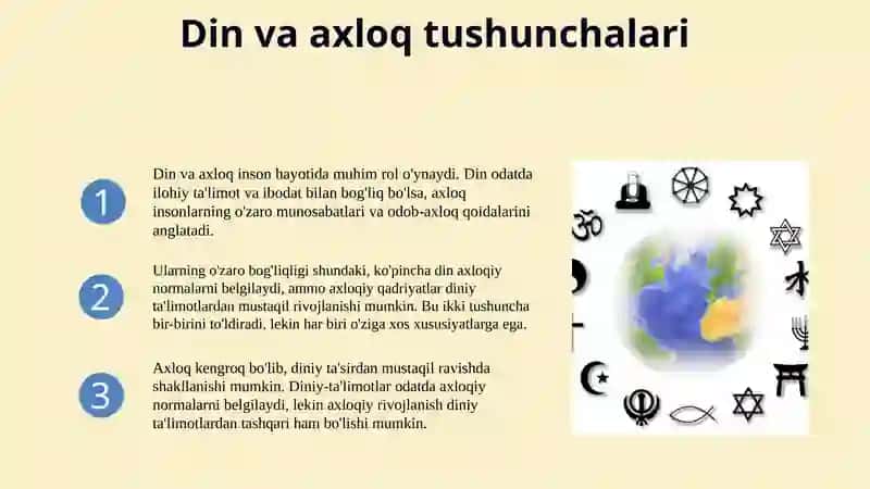 G'azzoliyning "tavba" asarida din va axloq tushunchasi mavzusida taqdimot 3