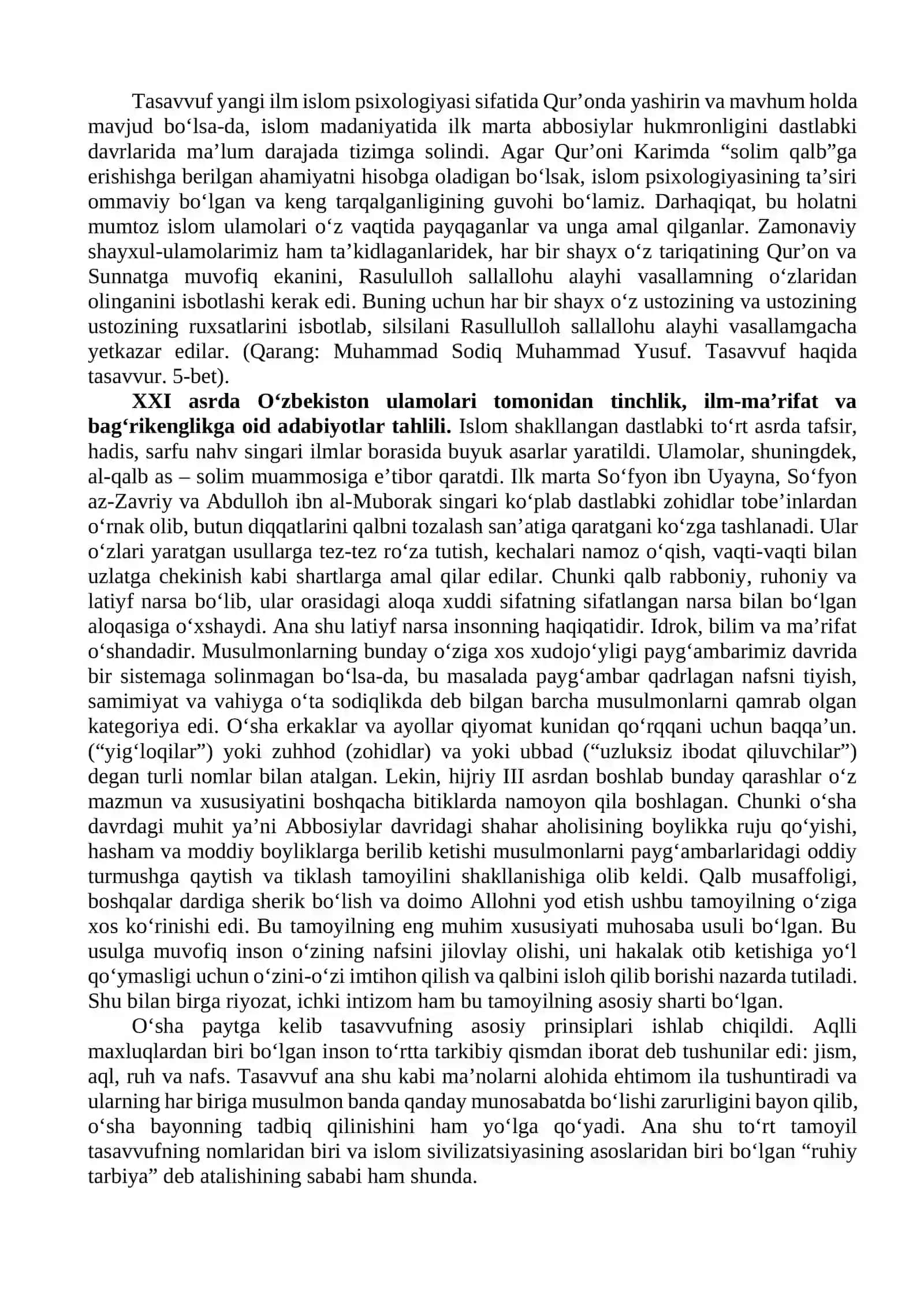 ISLOM QADRIYATLARI VA MA’RIFATINING HOZIRGI DAVRDAGI AHAMIYATI 3