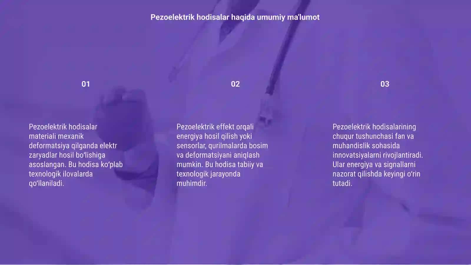 Pezoelektrik hodisalar 3