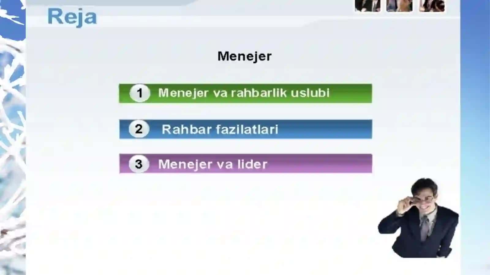 Menejerning uslubi va imidji 3
