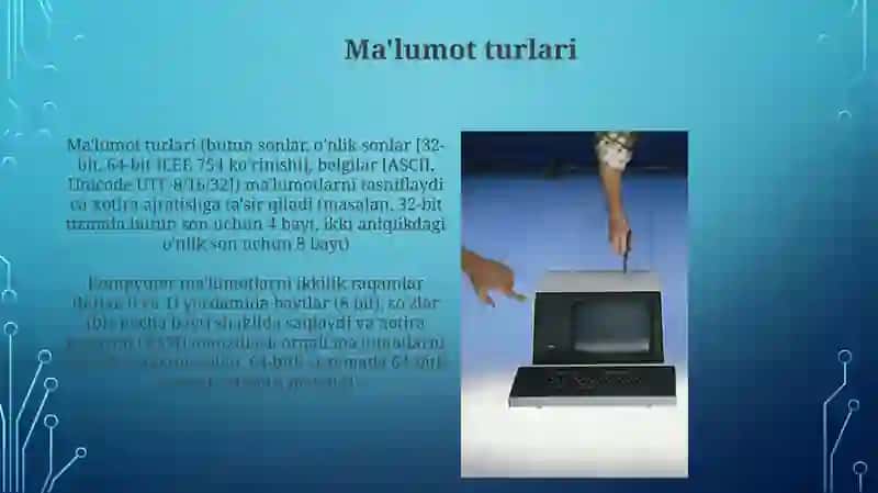 Axborotlarni kompyuterda tasvirlanishi 3