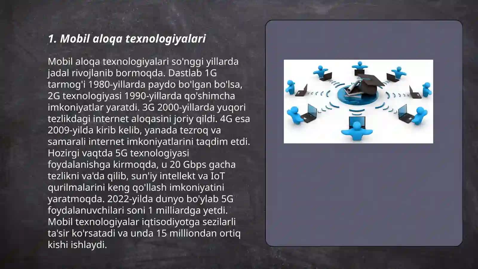 Mobil aloqa texnologiyalari 3