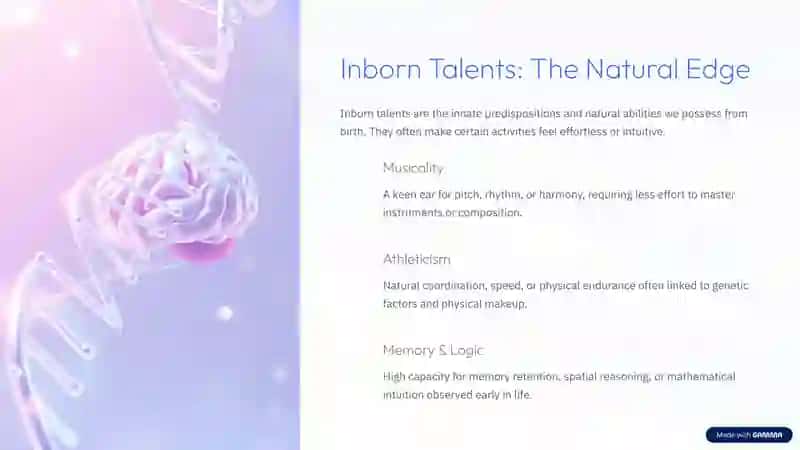 Inborn & Acquired Talents 3