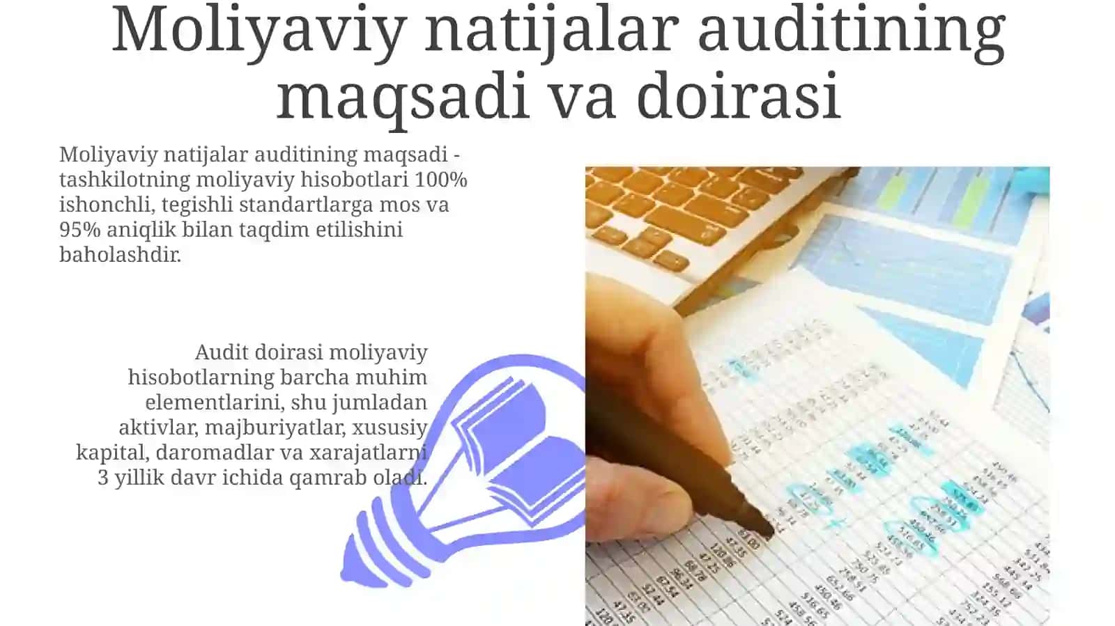 Moliyaviy natijalar auditining asosiy jihatlari 3