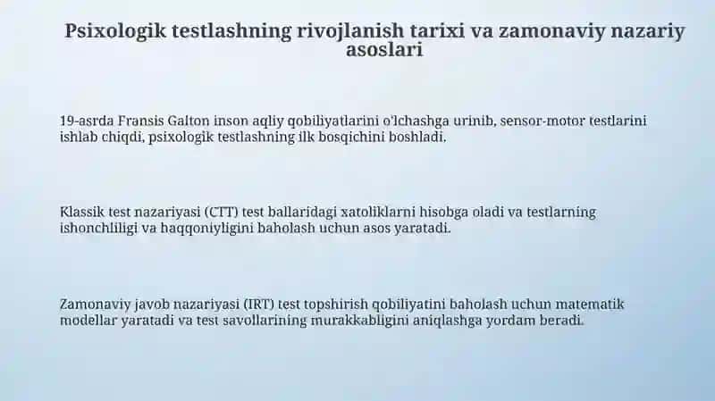 Psixologik testlashning zamonaviy holati 3