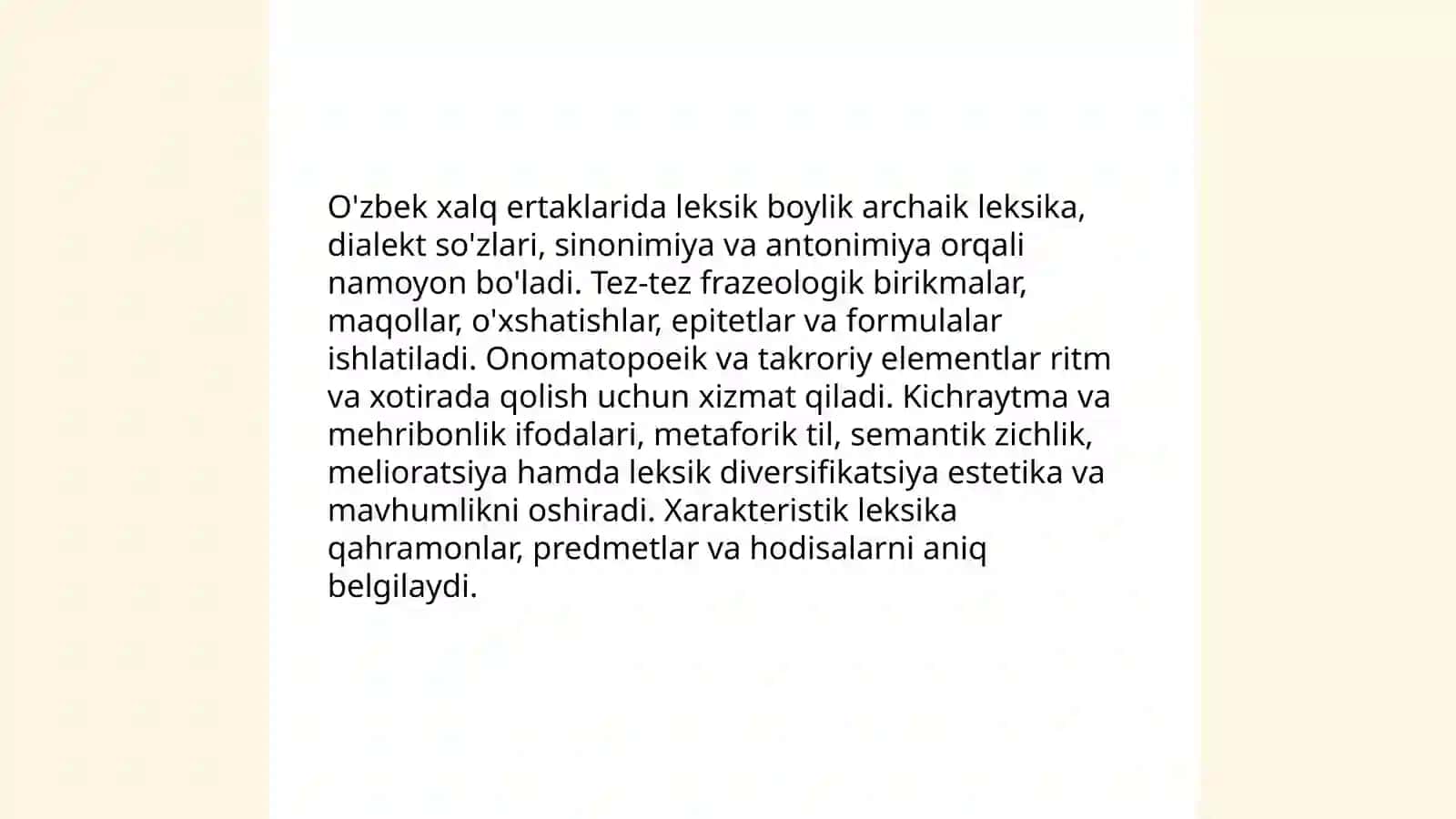 O'zbek xalq ertaklarda leksik freazologik xususiyatlar 3