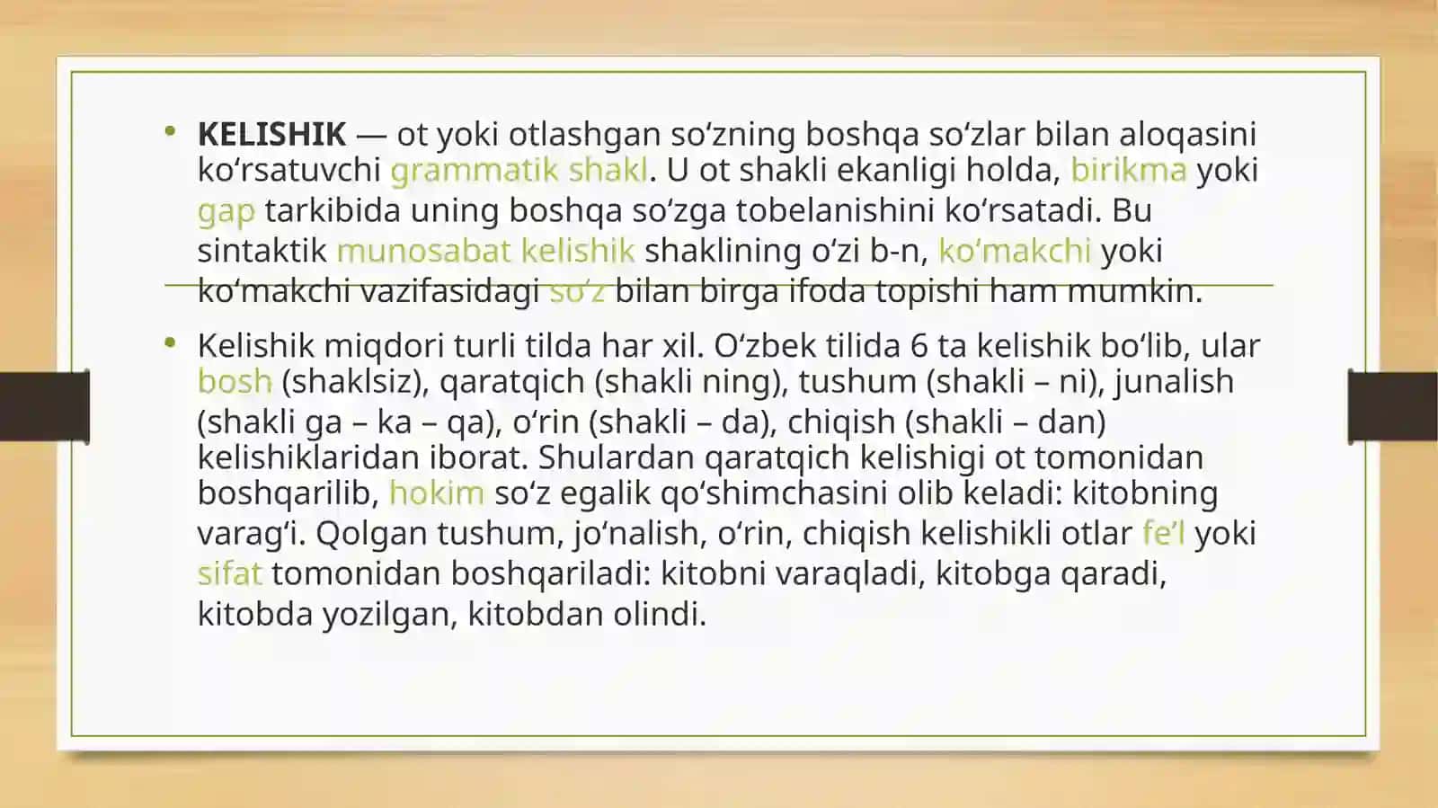 Hozirgi o‘zbek tili 3