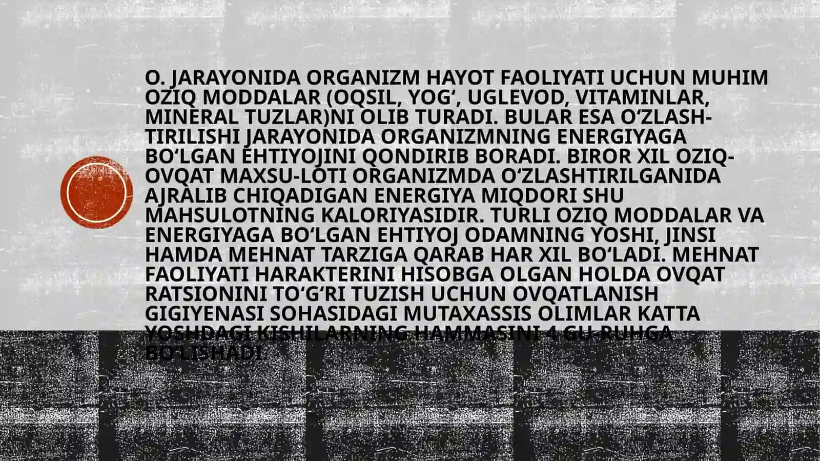 Ovqatlanish 3