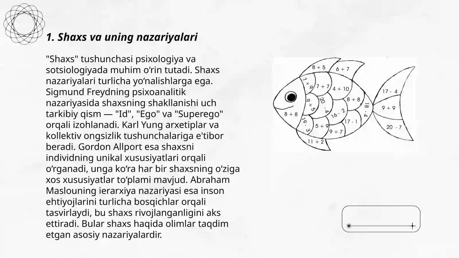 Shaxs nazariyalari 3