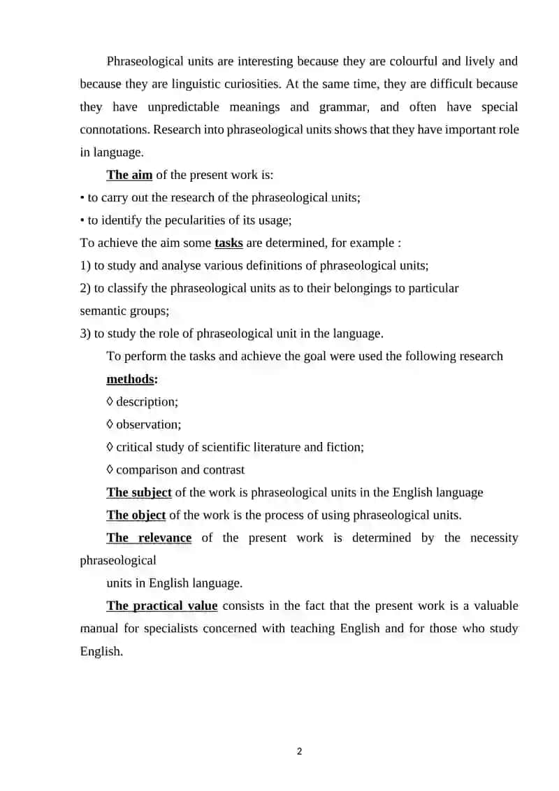 Functioning of Articles in Stable Phraseological Units 3
