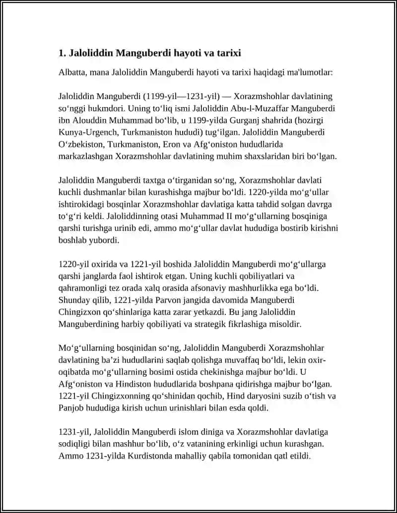 Jaloliddin Manguberdi-Vatan Himoyachisi 3