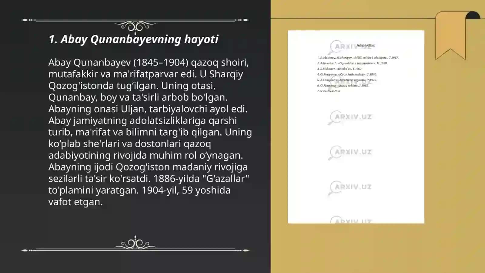 Abay romani haqida 3
