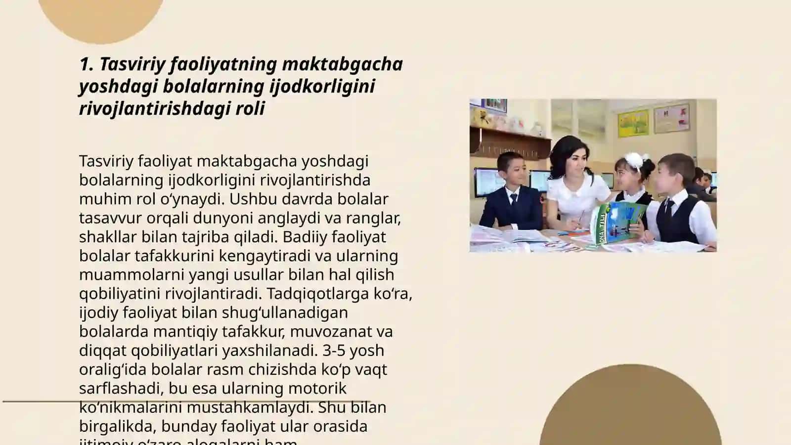 Tasviriy faoliyatning maktabgacha yoshdagi bolalarning ijodkorligini rivojlantirishda roli 3