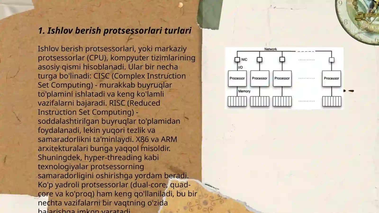 Ishlov berish protsessorlari 3