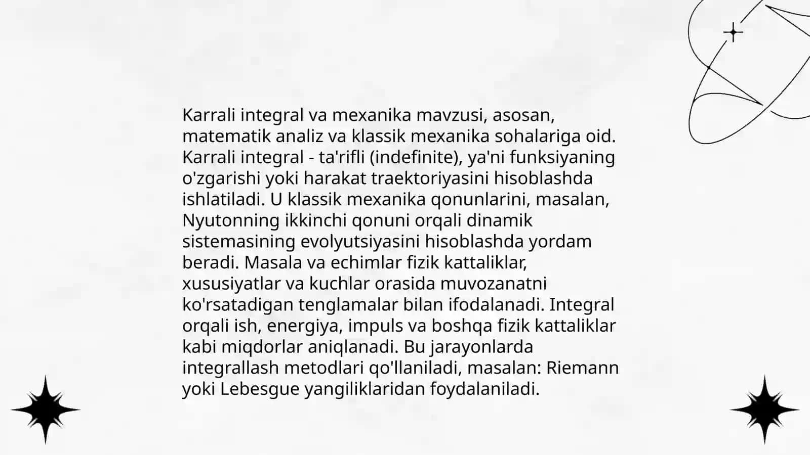 Karrali integrallarning fizikadagi tatbiqi 3