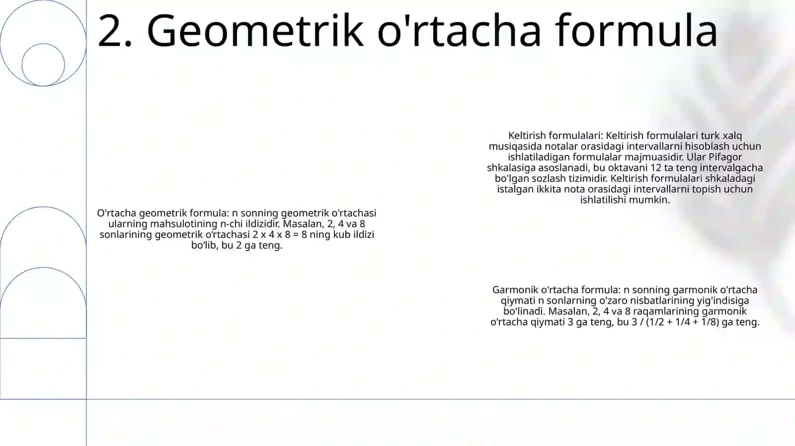 Keltirish Formulalari 3