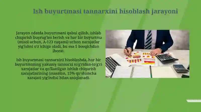 Buyurtmali kalkulyatsiyaqilishusuli 3