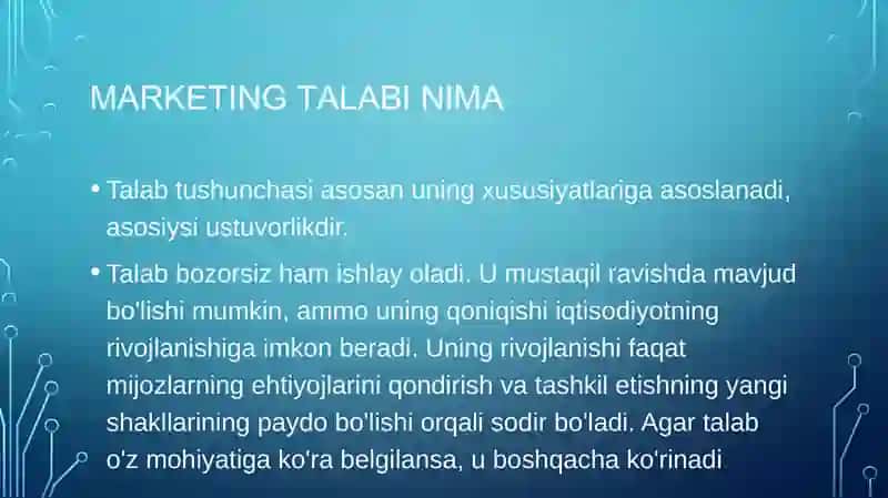 Marketing turlari 3