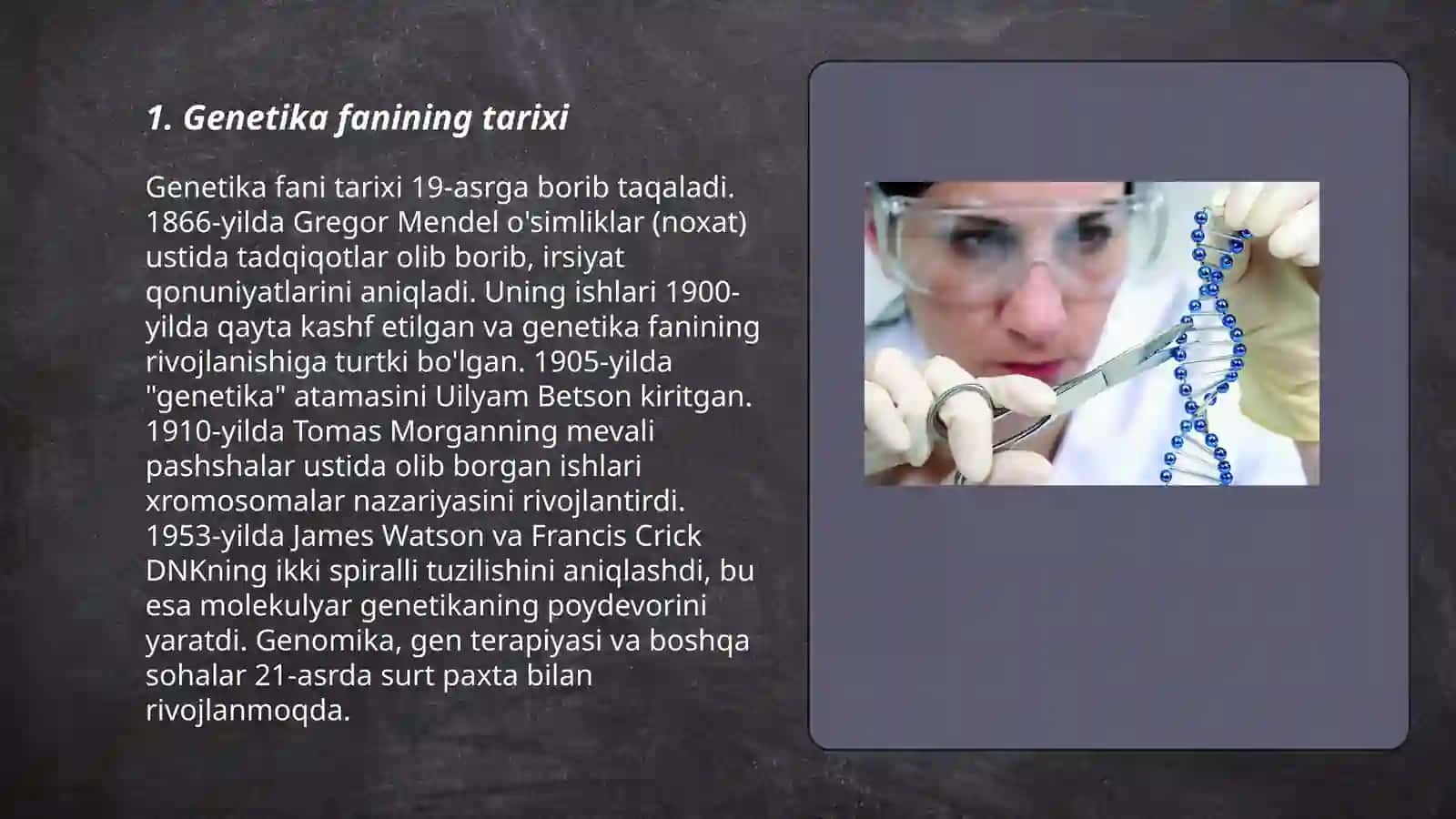 Genetika va inson salomatligi 3