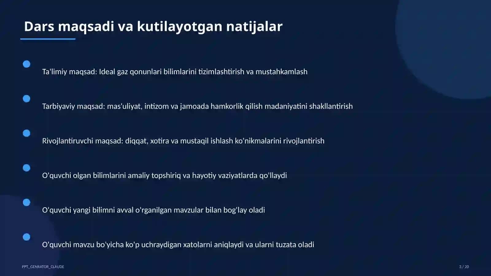 Ideal gaz qonunlari (10-sinf) 3