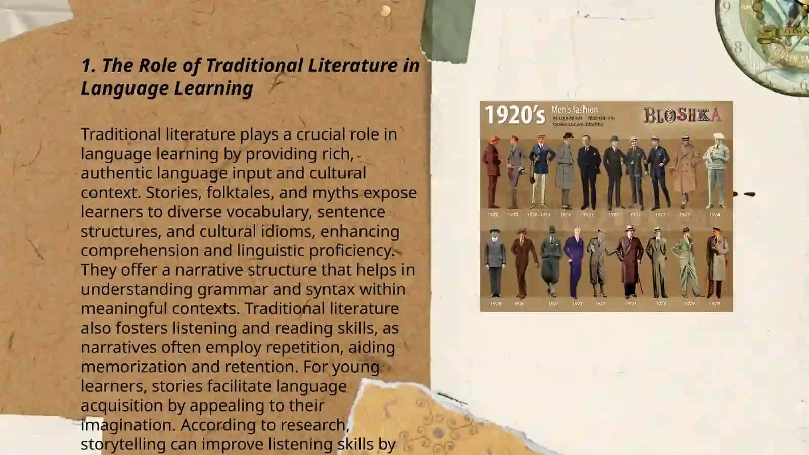 The importance of traditional 3