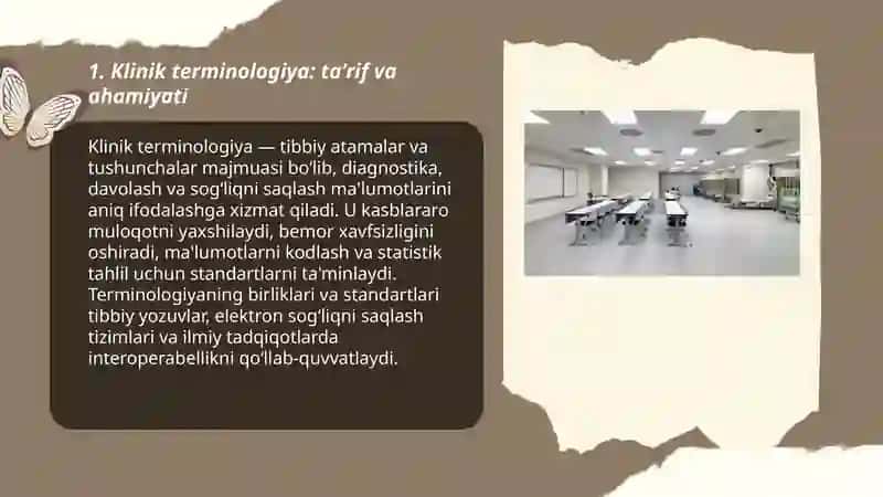 Klinik terminologiya: taʼrif va ahamiyati 3