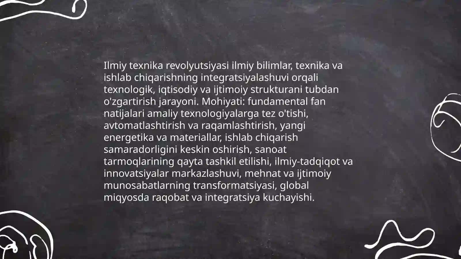 Ilmiy texnika revolyutsiyasining mazmuni 3