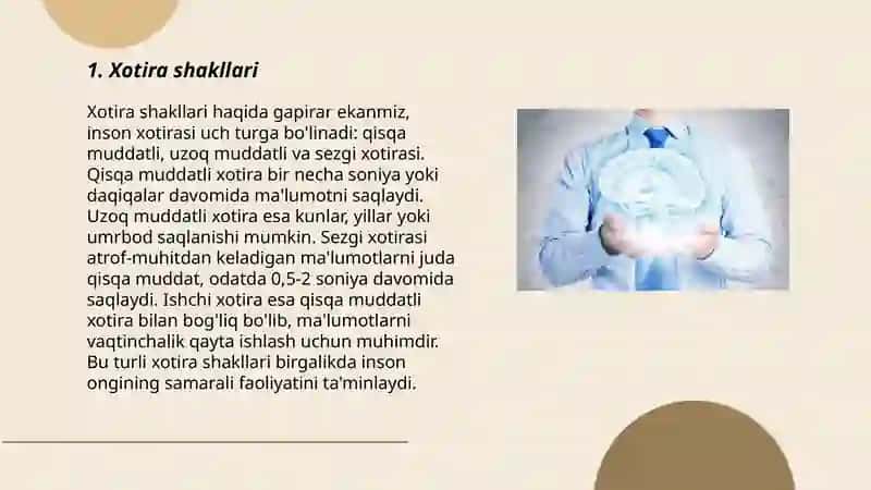 Murakkab psixik jarayonlar(Xotira, Tafakkur) 3
