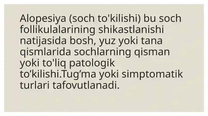 Alopesiya, zamonaviy davolash usullari 3