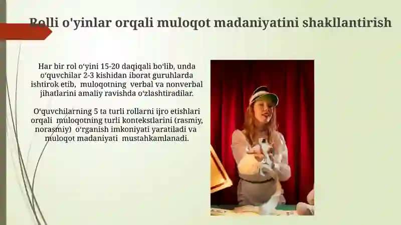 Teatr pedagogikasi imkoniyatlari 3