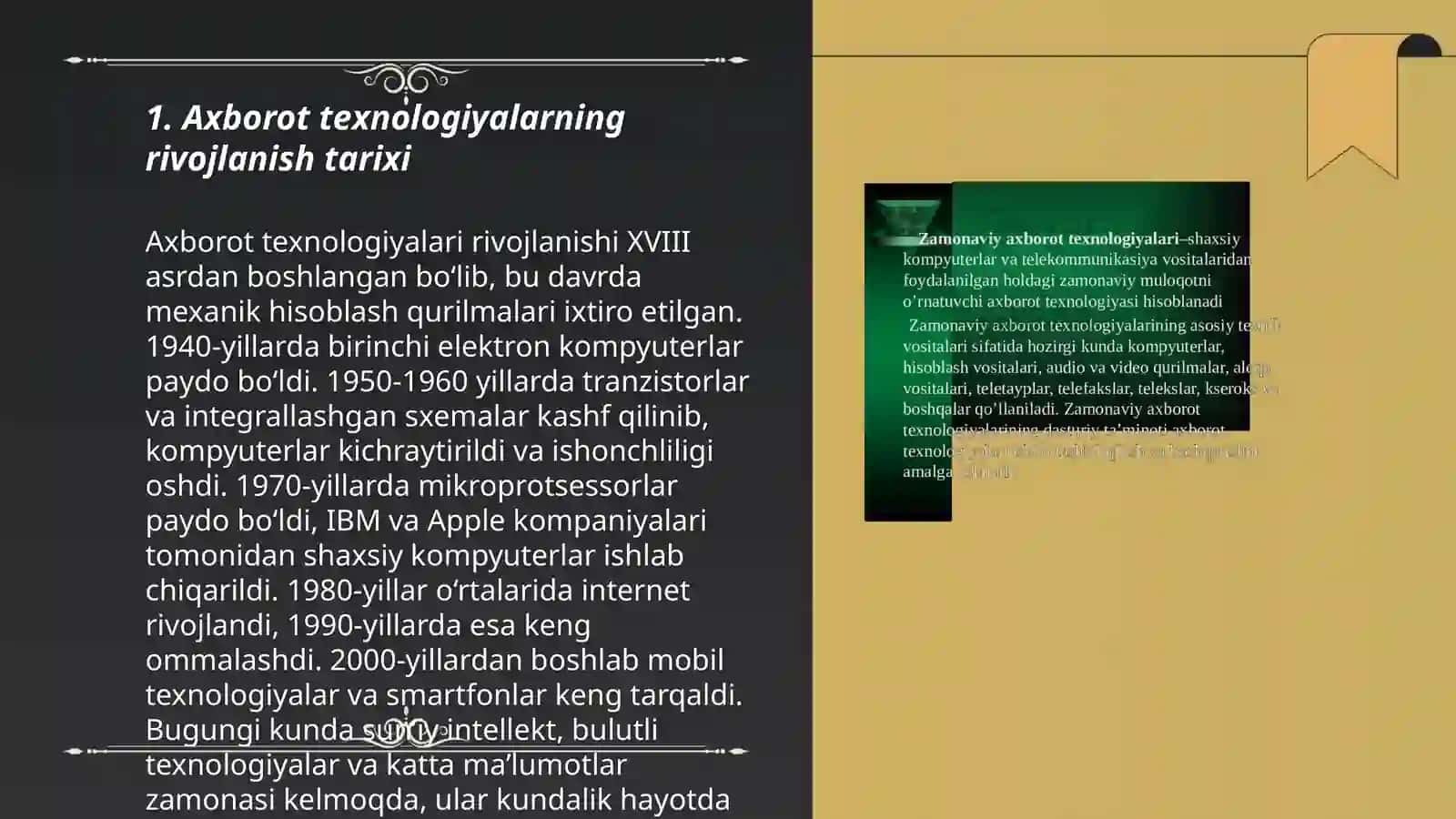Axborot texnologiyalarning dasturiy vositalari 3