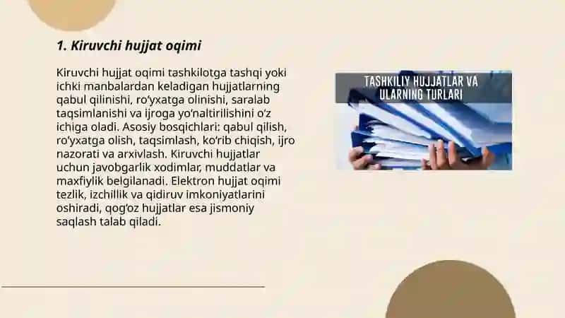Kiruvchi hujjat oqimi 3