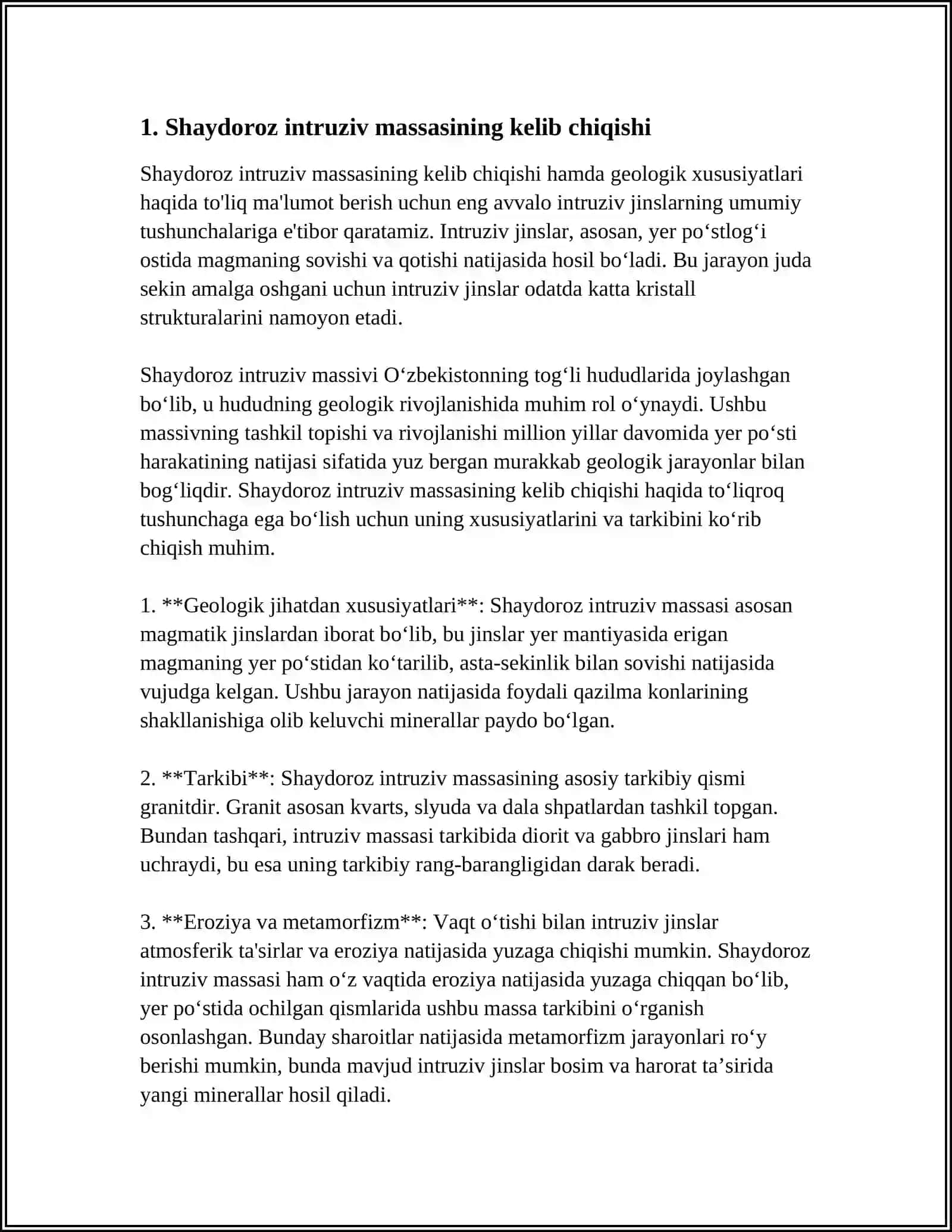 SHAYDOROZ INTRUZIVINING PETROGRAFIK XUSUSIYATLARI 3