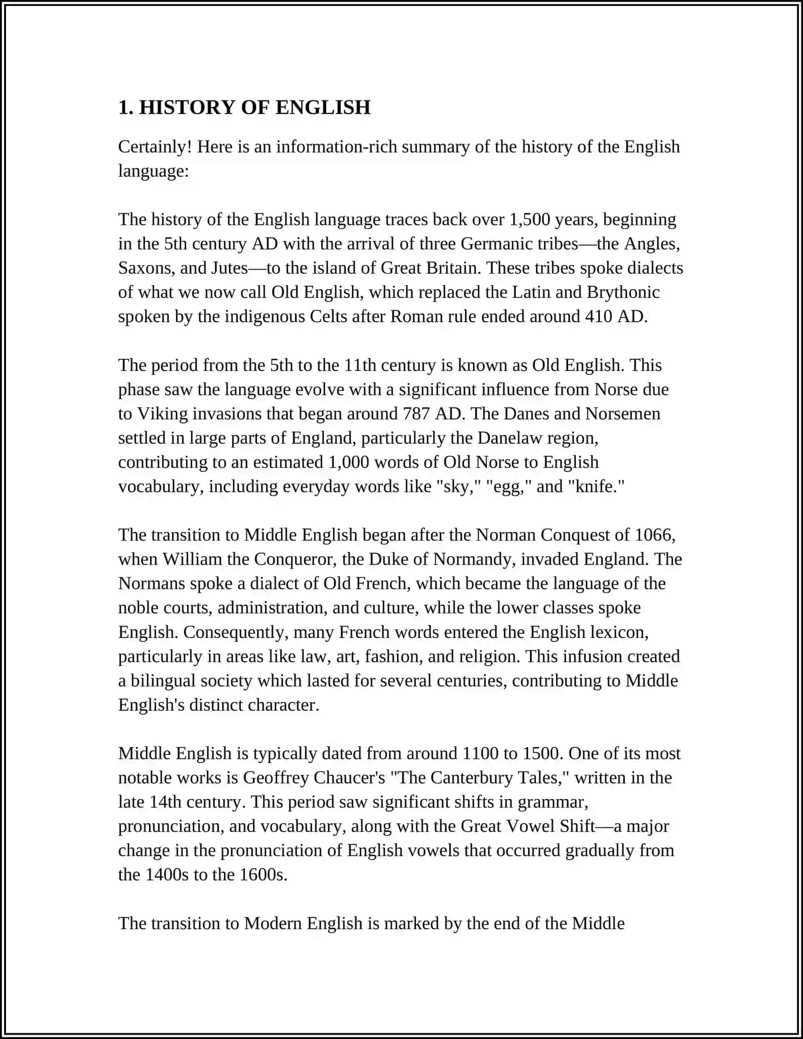 HISTORY OF ENGLISH 3
