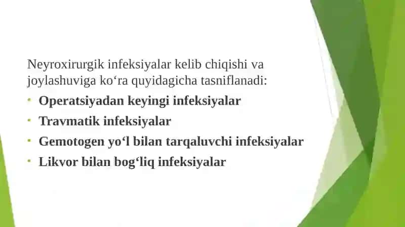 Neyroxirurgik infeksiyalar 3