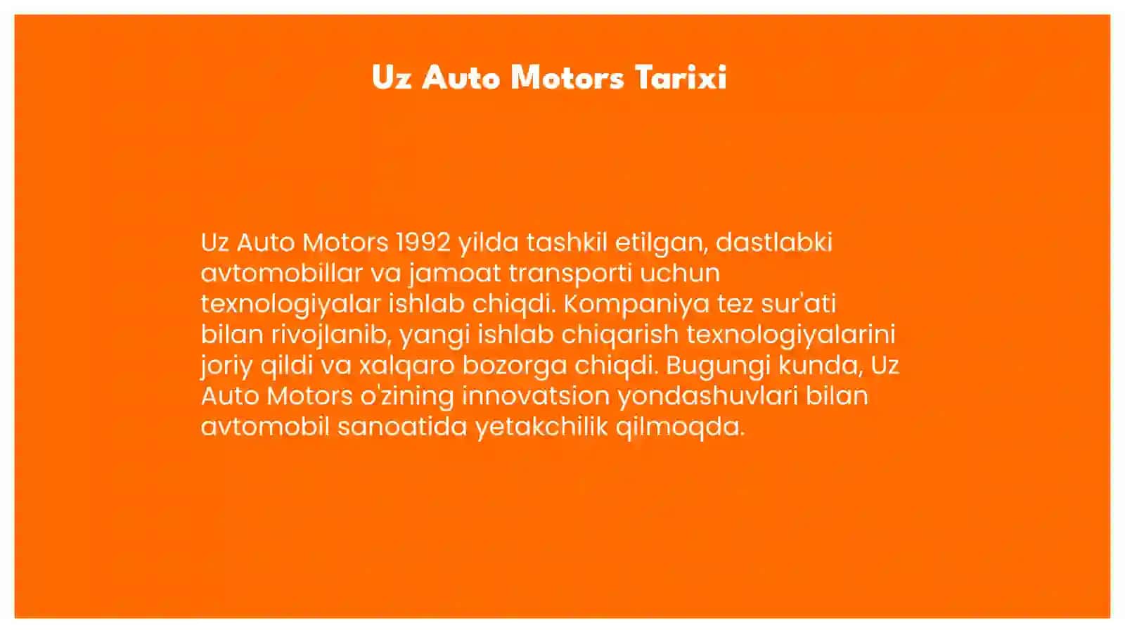 Uz Auto Motors Tarixi 3