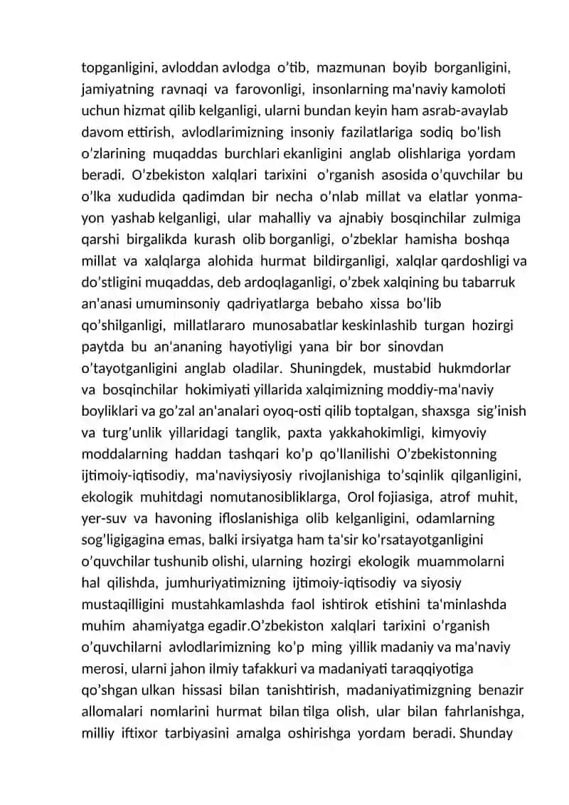 O’zbekiston tarixini o’rganish va o’qitishning dolzarb masalalari 3