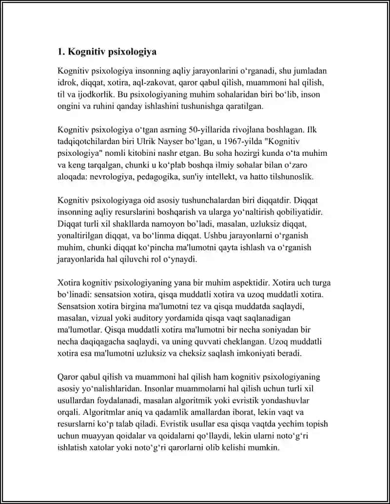 Kognitiv psixologiya 3